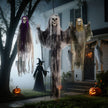 Set of 3 Hanging Skeleton Ghost Decorations – 90/110/170cm – image 9 of 9