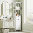 Bathroom cabinet with laundry basket – image 2