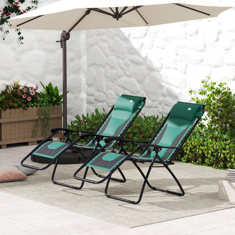 Green zero gravity chairs – image 8