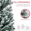 6ft pre-lit decorated flocked Christmas tree – image 6