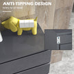 5-drawer gloss grey chest – image 6