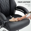 HOMCOM Executive Office Chair with Spring Padding - Black – view 7