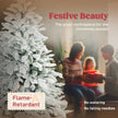 5ft snow-kissed flocked Christmas tree – image 4