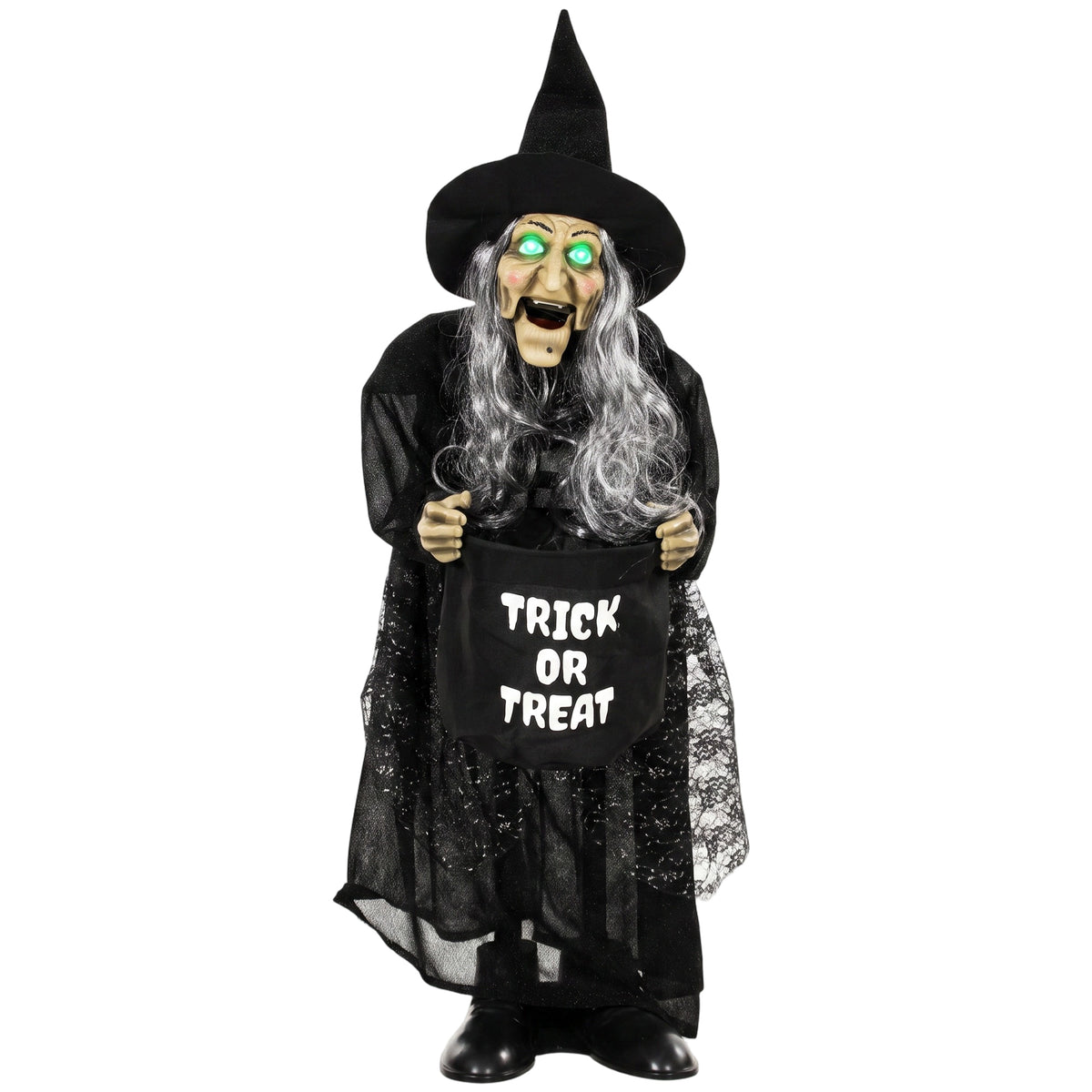 94cm Animated Witch with Moving Mouth & Glowing Eyes – image 1 of 9