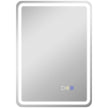 70 x 50 cm LED bathroom mirror with Bluetooth speaker and touch control