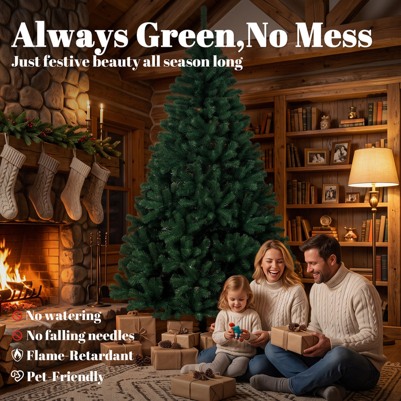 7ft classic fir Christmas tree – image 4