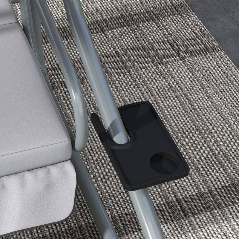Light grey swing bed – image 9