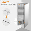 Stainless steel mirror cabinet – image 7