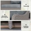 Rattan garden armchairs – image 7