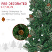 6.5ft pencil slim tree with pine cones – image 6