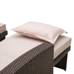 Rattan sun lounger set – image 7