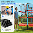 Kids trampoline with enclosure – image 4