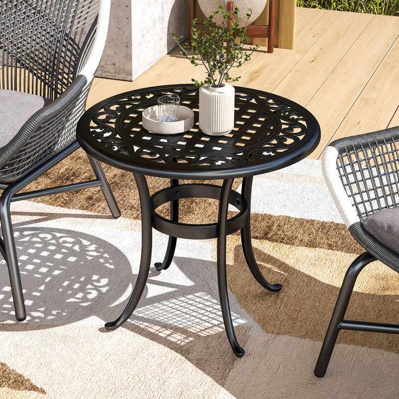 Cast aluminium side table – image 10