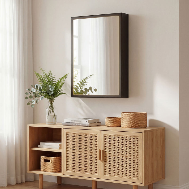 Steel bathroom mirror cabinet – image 9