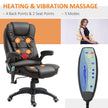 Heated massage executive chair – image 4