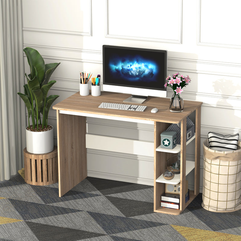 Writing desk with side shelf – image 2