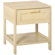 Rattan drawer bedside table – image 10