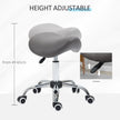Grey saddle stool – image 4