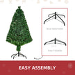 4ft fibre optic Christmas tree with star topper – image 6