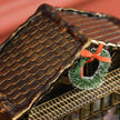 Close-up of the lantern roof and wreath