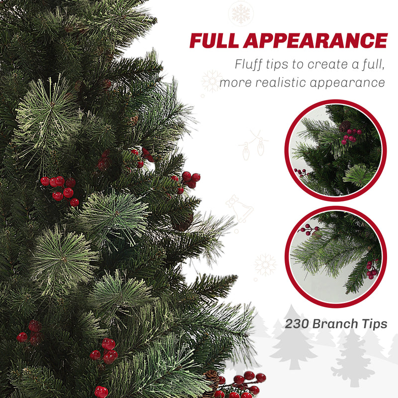 4ft pre-lit Christmas tree with retro base – image 5