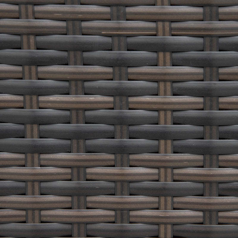Square rattan side table – image 9