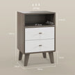 Scandi bedside tables set – image 3