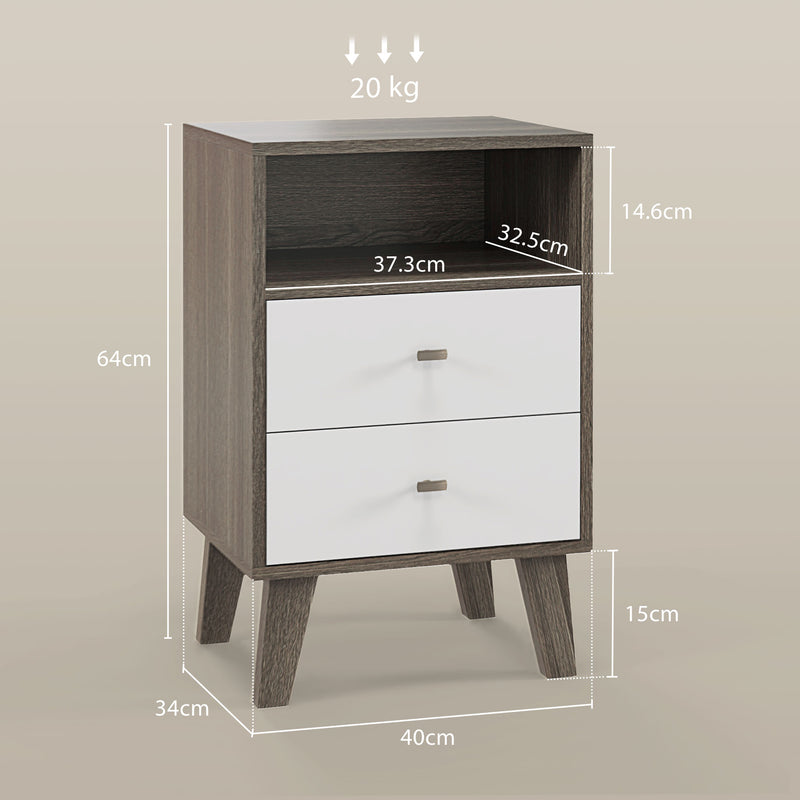 Scandi bedside tables set – image 3
