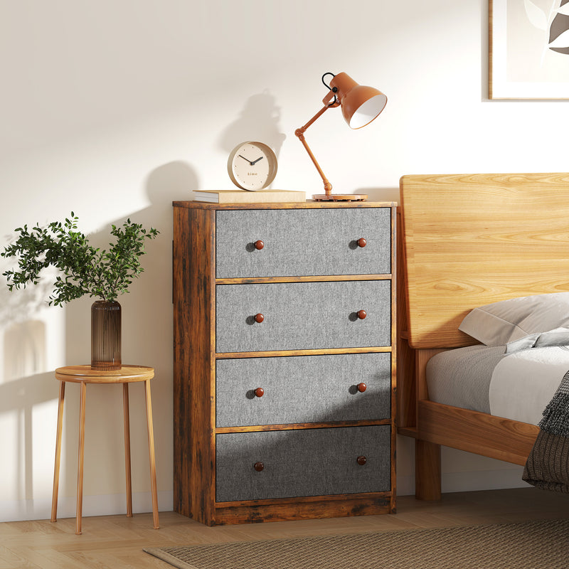 4-drawer fabric chest of drawers – image 2