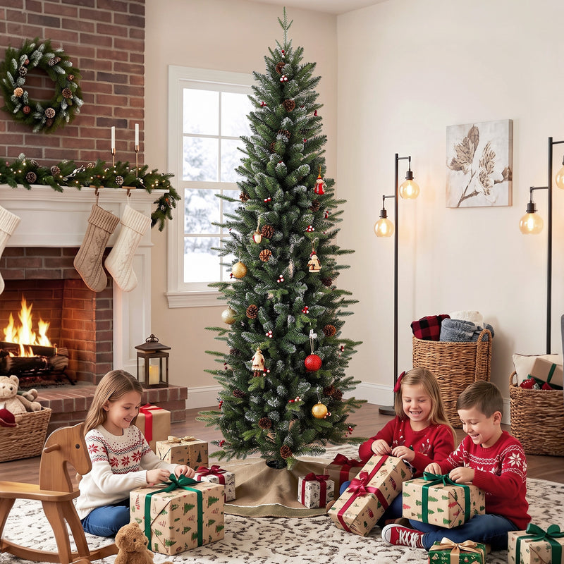 7ft slim pine pencil Christmas tree – image 9