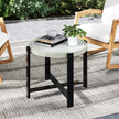 Marble-effect side table – image 9