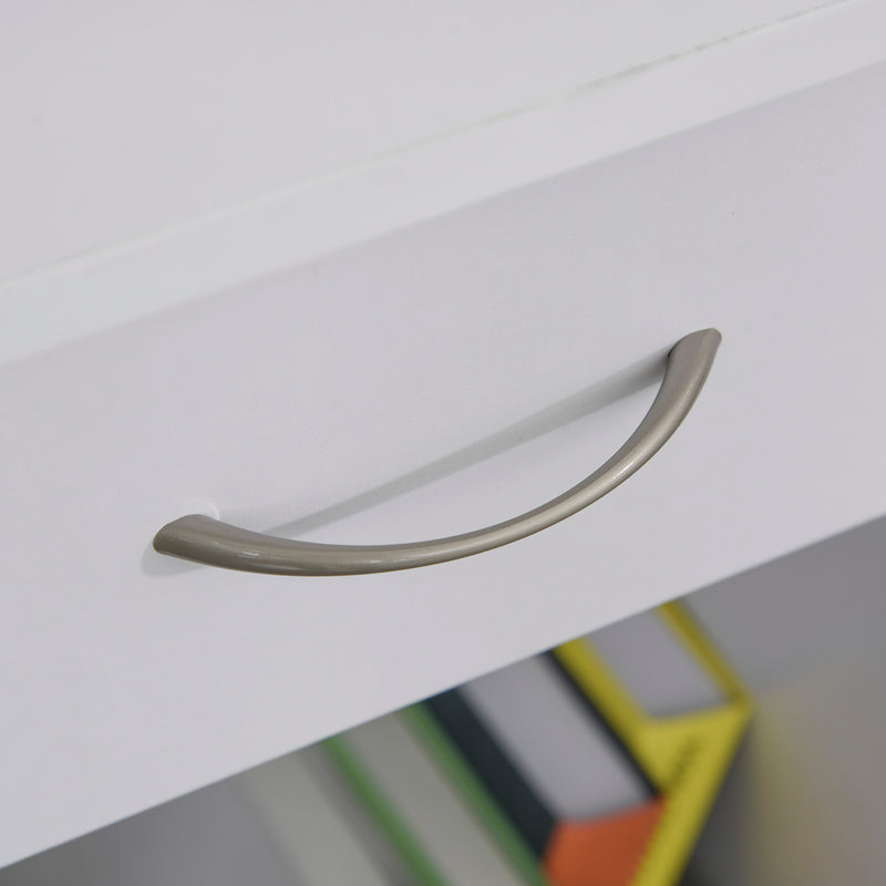 L-shaped corner desk with keyboard tray – image 8
