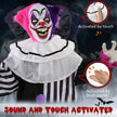 173cm Animated Laughing Clown with Glowing Red Eyes – image 6 of 9