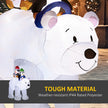 Close-up of the inflatable fabric and design