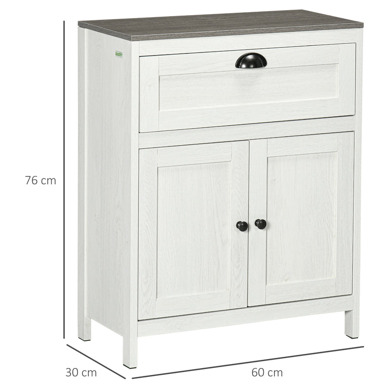 Bathroom floor cabinet with drawer – image 3