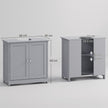Grey under sink cabinet – image 3