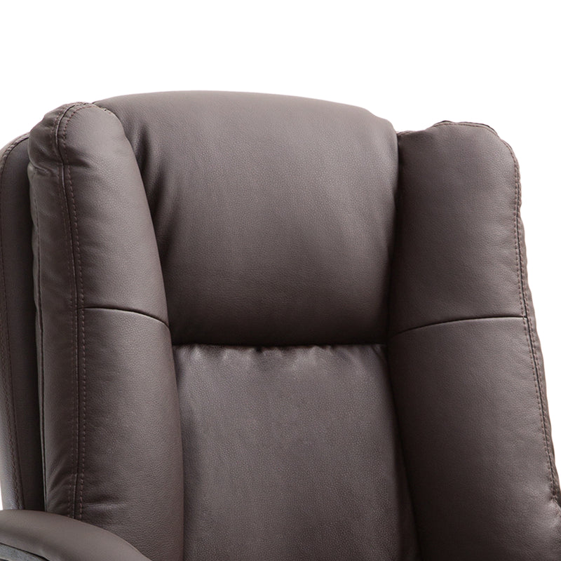 Faux leather mid-back office chair – image 10
