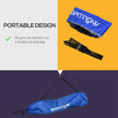 Blue 3 m badminton net – image 5