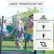 10ft trampoline replacement net – image 4