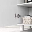 High gloss white under sink cabinet – image 9