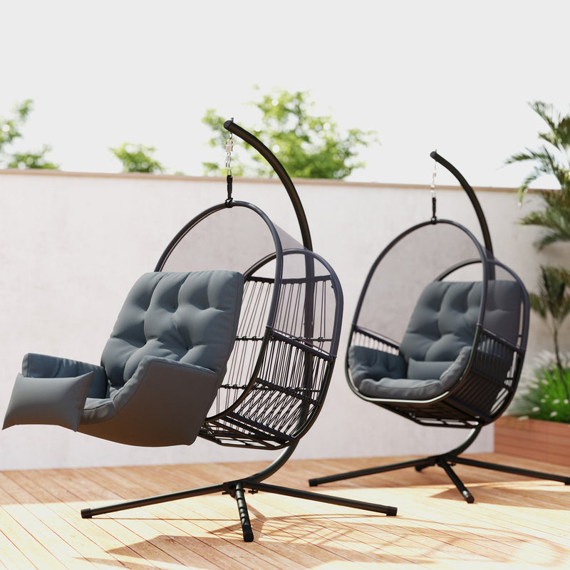 Mesh hanging egg chair – image 8