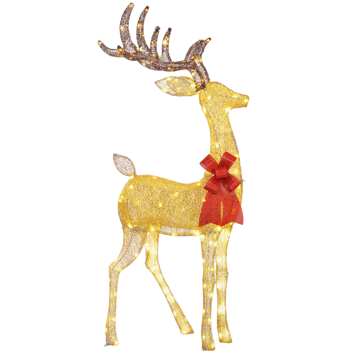 Light-Up Christmas Reindeer Decoration on a white background