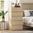 HOMCOM Chest of Drawers, 5-Drawer Storage Cabinets, Modern Dresser, Storage Drawer Unit for Bedroom – view 7