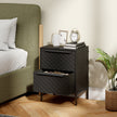 2-drawer fabric bedside chest – image 10