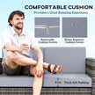 2-seater rattan garden sofa – image 6