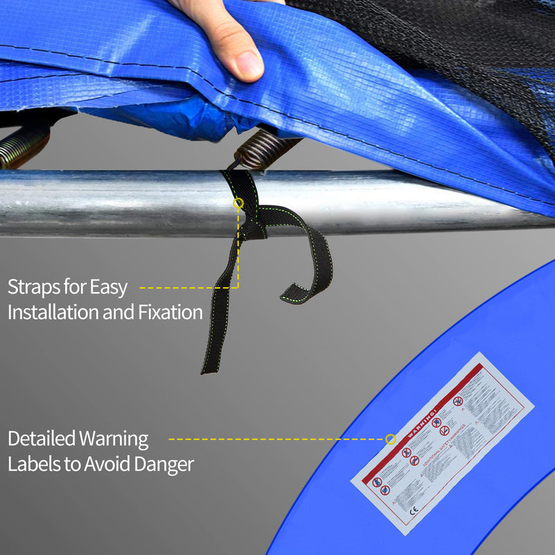 Blue 12ft spring cover pad – image 6