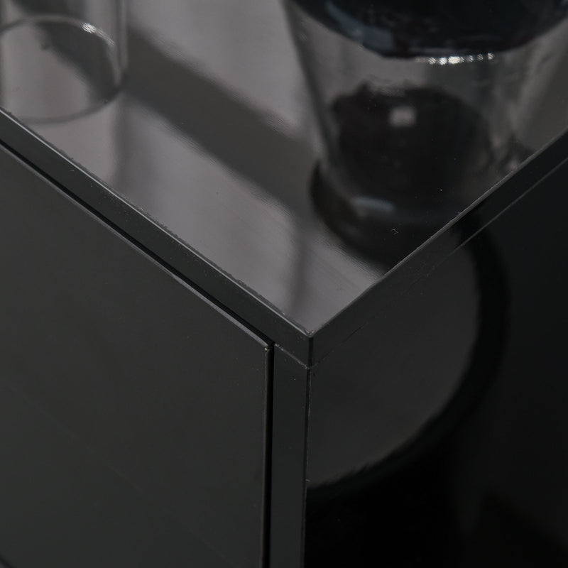 Black push-open sideboard – image 9