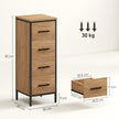 Narrow 4-drawer cabinet – image 3