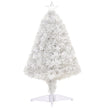 2.5ft white tabletop fibre optic tree – image 10