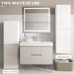 120 cm high gloss bathroom cabinet – image 5